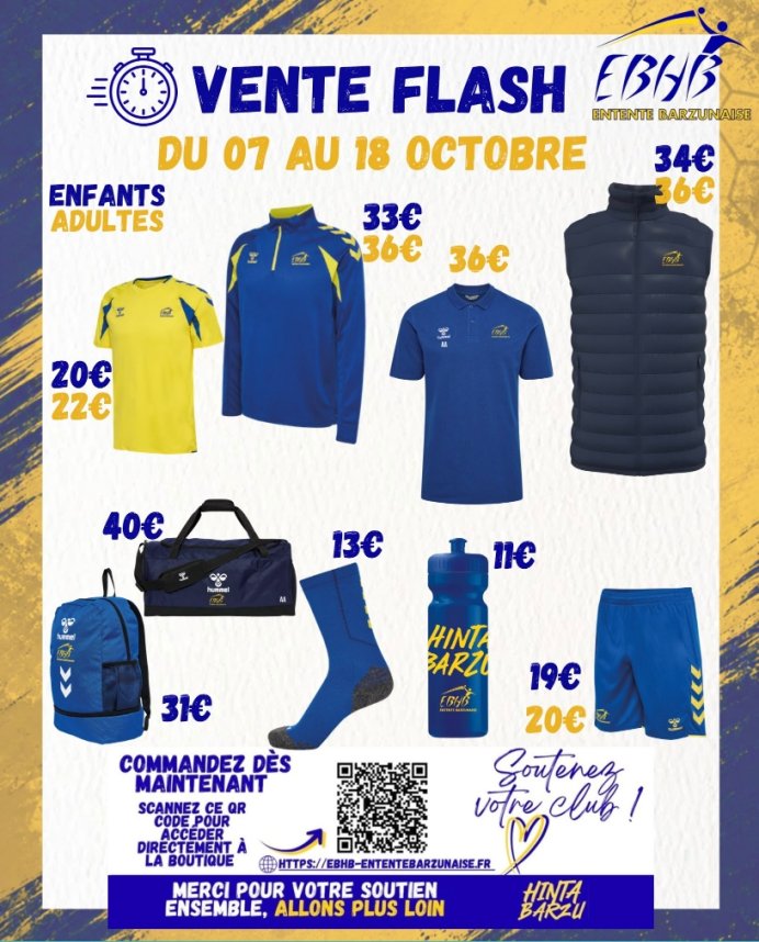 VENTE FLASH DU 7 AU 18 OCTOBRE 2026